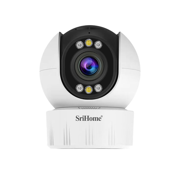 دوربین مداربسته سری هوم مدل SH0۴۶ SriHome با زوم اپتیکال 5X و کیفیت تصویر ۴ مگاپیکسل، دید در شب رنگی و دوسال گارانتی اصلی + ۶ ماه خدمات رایگانو ارسال رایگان