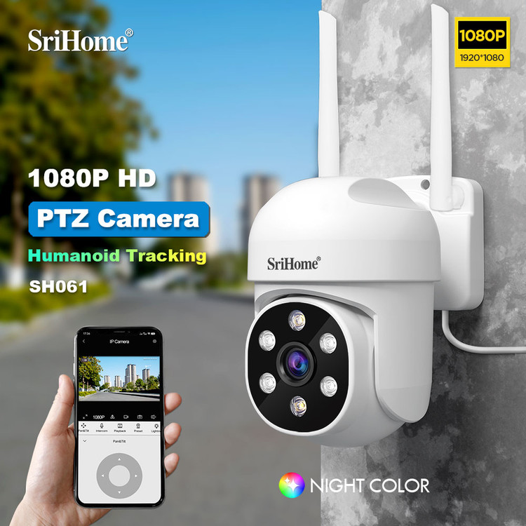 دوربین مداربسته سری هوم SriHome مدل SH061 کیفیت Full HD با دید در شب رنگی . دوسال گارانتی اصلی